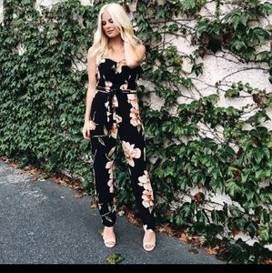Floral jumpsuit